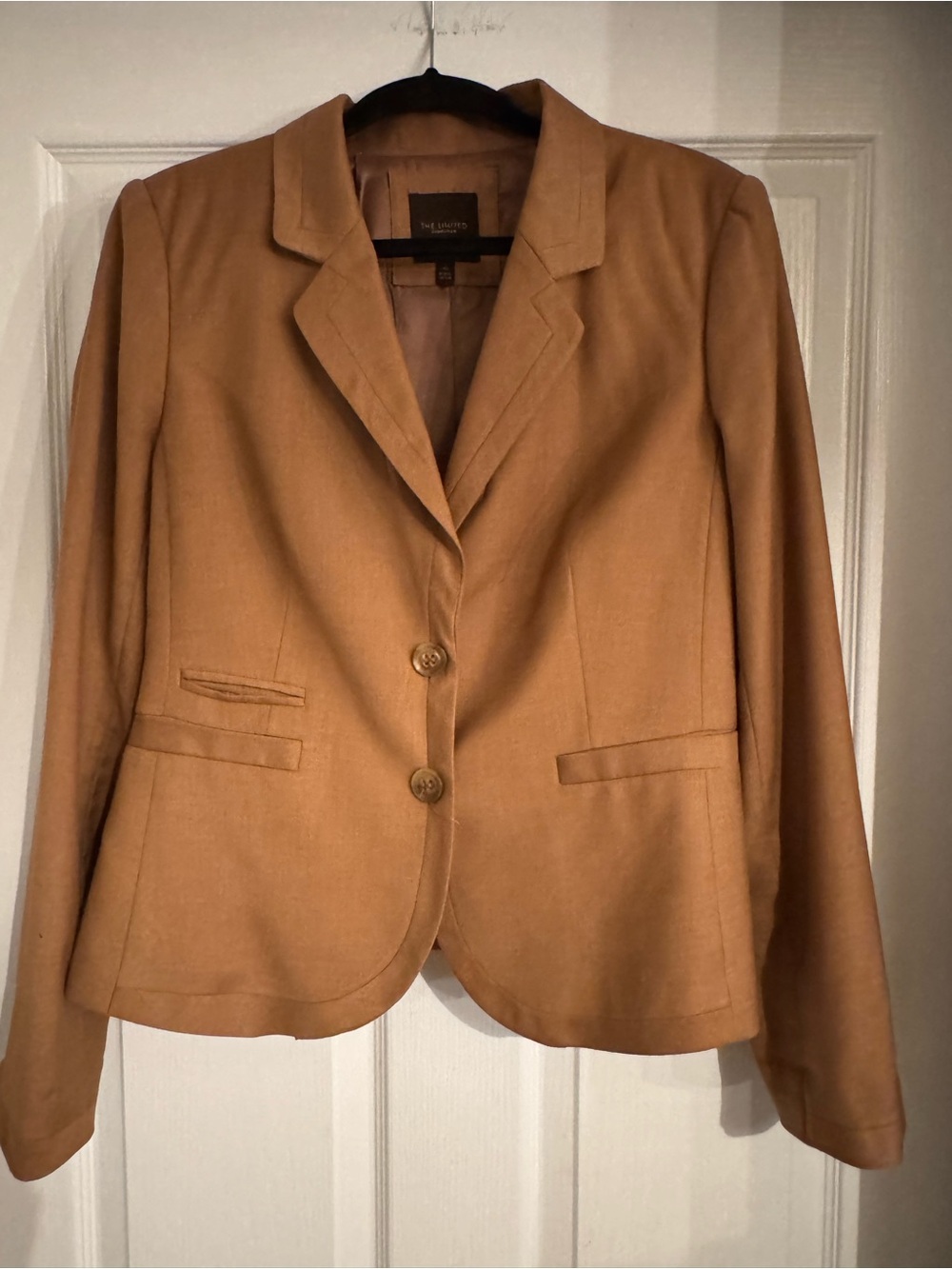 The Limited Women's Camel Two-Button Blazer
